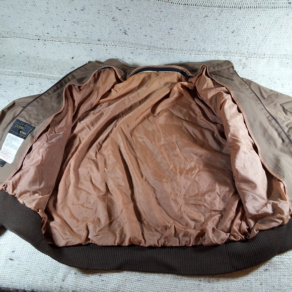 Men's Brown Bomber Jacket - Picture 8 of 11